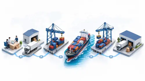 Alur pengiriman cargo laut internasional dari pickup sampai tujuan